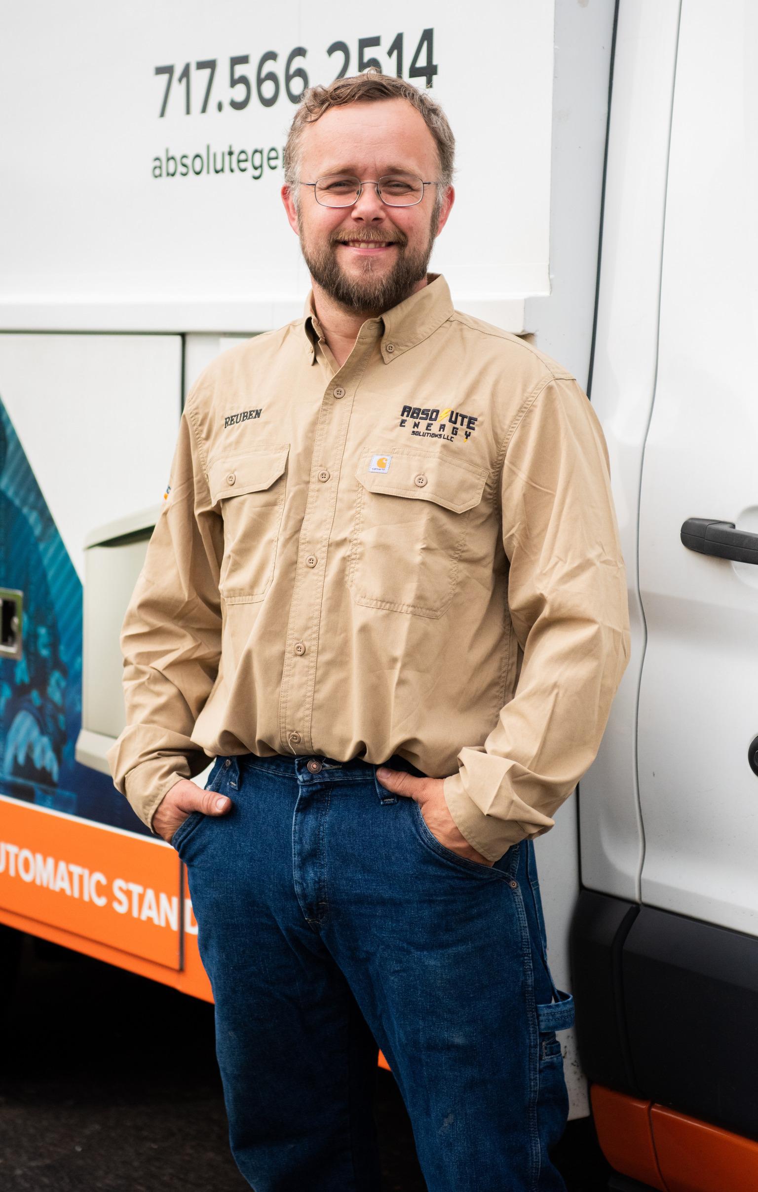 Portrait of Reuben, Plumber